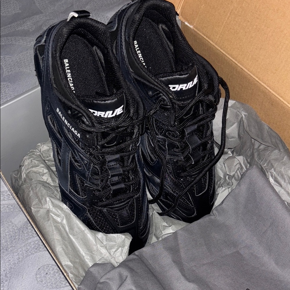 Balenciaga Black Sneakers Modern Design